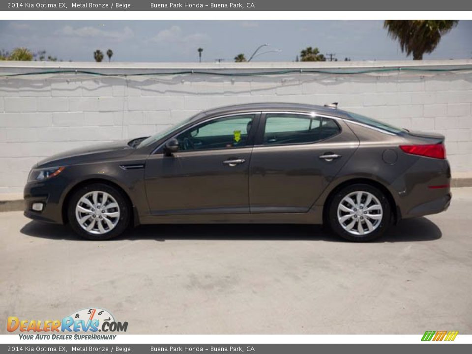 2014 Kia Optima EX Metal Bronze / Beige Photo #8