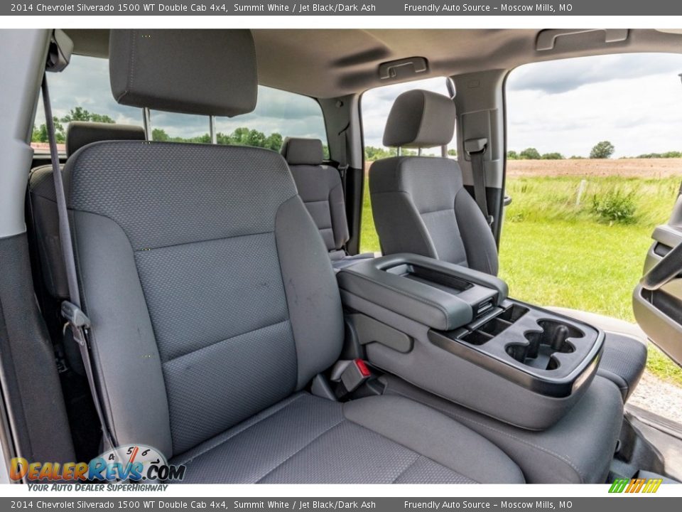 2014 Chevrolet Silverado 1500 WT Double Cab 4x4 Summit White / Jet Black/Dark Ash Photo #30