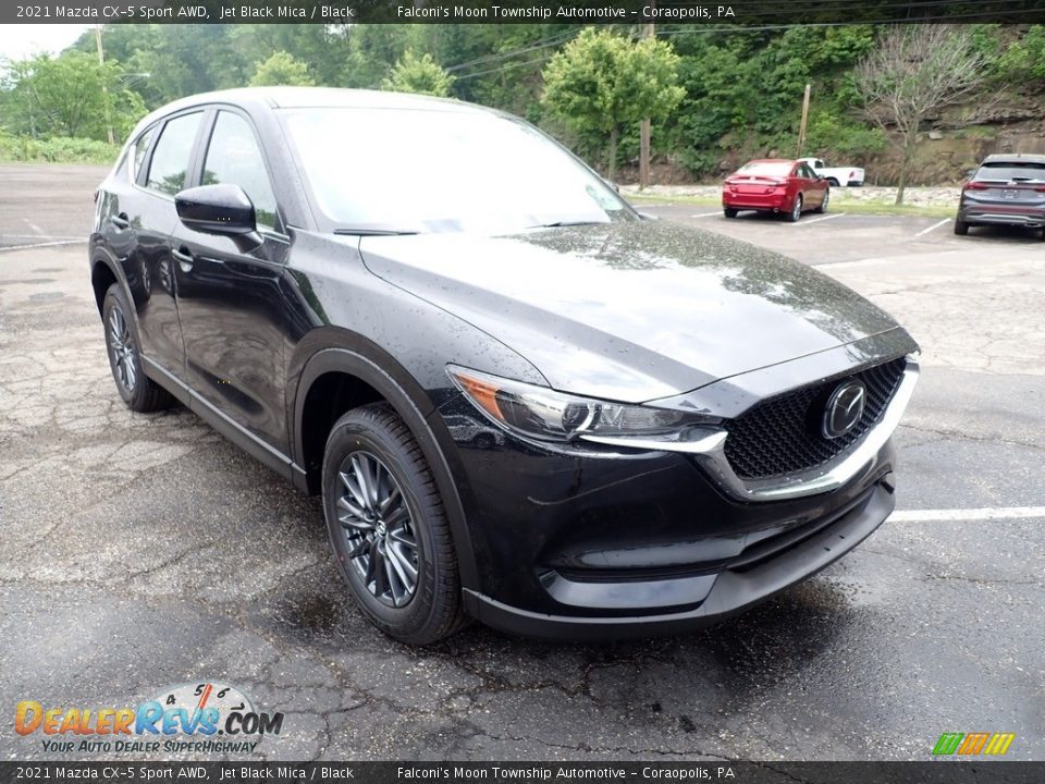 2021 Mazda CX-5 Sport AWD Jet Black Mica / Black Photo #3