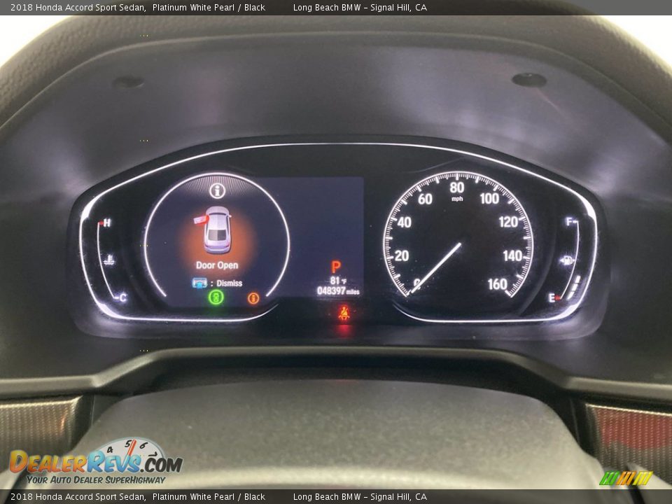 2018 Honda Accord Sport Sedan Platinum White Pearl / Black Photo #21