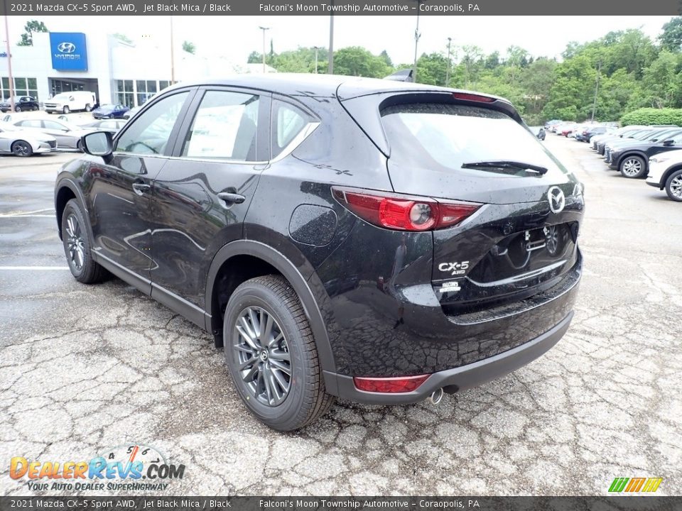 2021 Mazda CX-5 Sport AWD Jet Black Mica / Black Photo #6