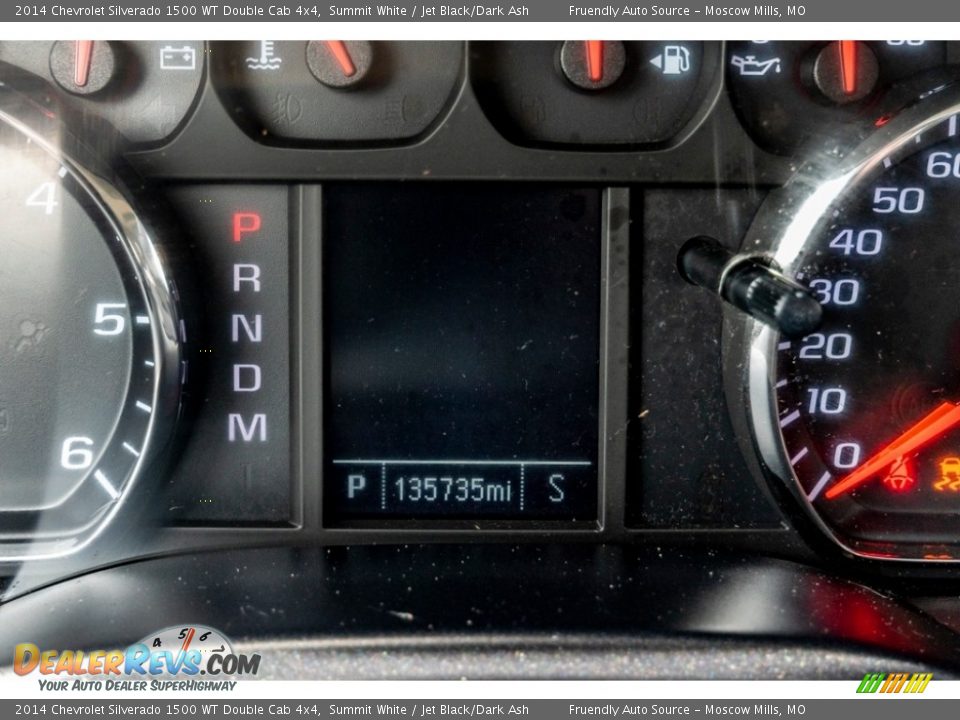 2014 Chevrolet Silverado 1500 WT Double Cab 4x4 Summit White / Jet Black/Dark Ash Photo #36