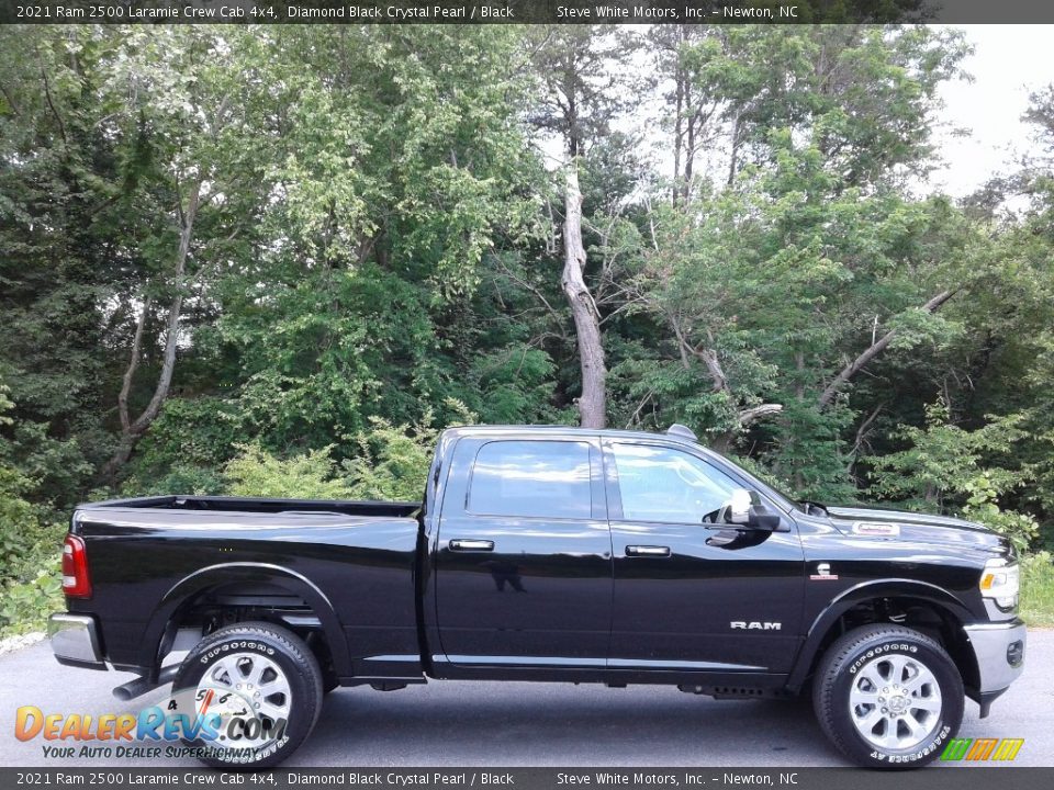 Diamond Black Crystal Pearl 2021 Ram 2500 Laramie Crew Cab 4x4 Photo #5