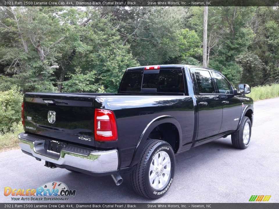 2021 Ram 2500 Laramie Crew Cab 4x4 Diamond Black Crystal Pearl / Black Photo #6