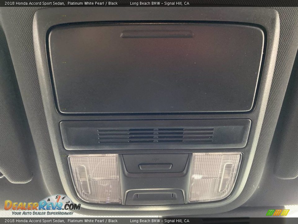 2018 Honda Accord Sport Sedan Platinum White Pearl / Black Photo #29