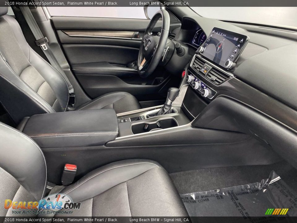2018 Honda Accord Sport Sedan Platinum White Pearl / Black Photo #31
