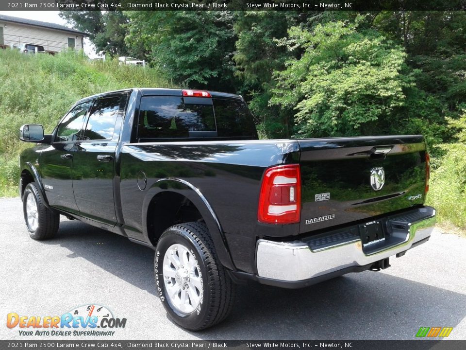 2021 Ram 2500 Laramie Crew Cab 4x4 Diamond Black Crystal Pearl / Black Photo #9