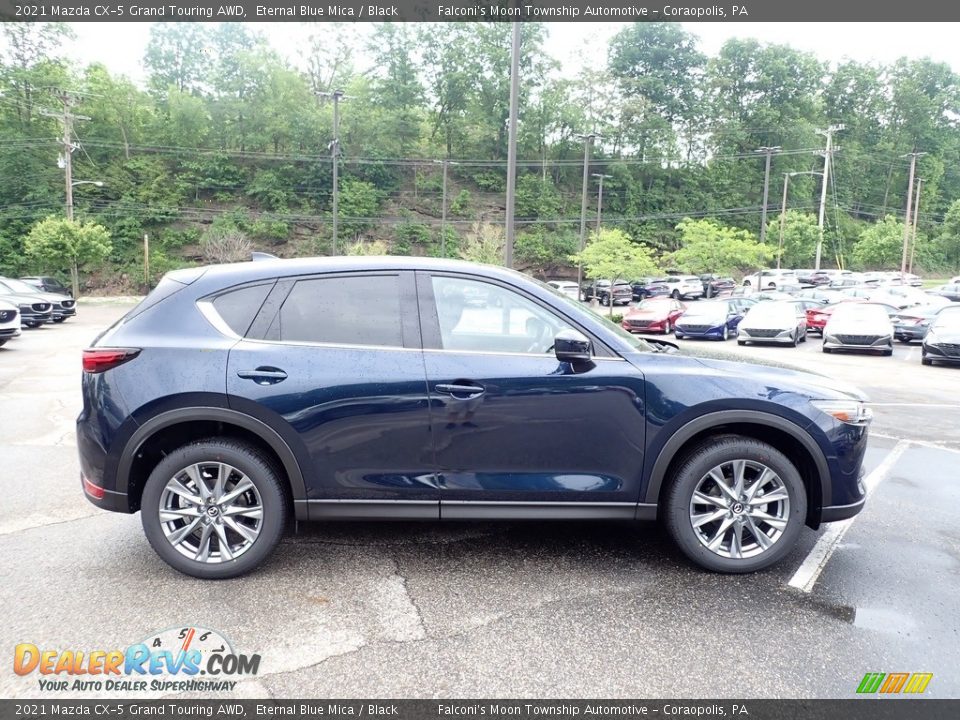 2021 Mazda CX-5 Grand Touring AWD Eternal Blue Mica / Black Photo #1