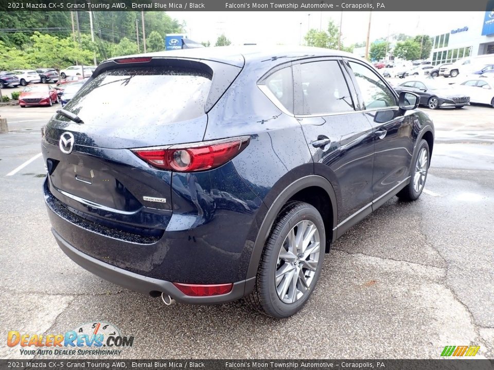 2021 Mazda CX-5 Grand Touring AWD Eternal Blue Mica / Black Photo #2