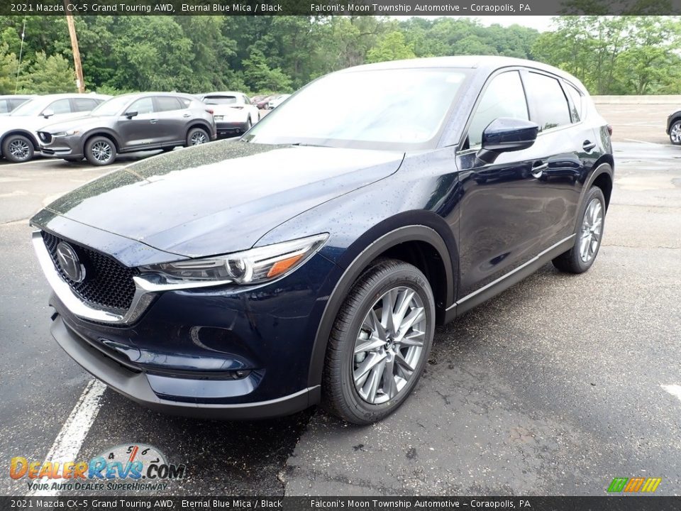 2021 Mazda CX-5 Grand Touring AWD Eternal Blue Mica / Black Photo #5