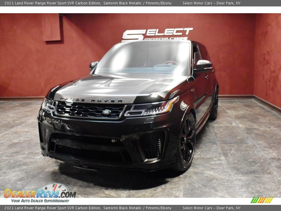 2021 Land Rover Range Rover Sport SVR Carbon Edition Santorini Black Metallic / Pimento/Ebony Photo #5