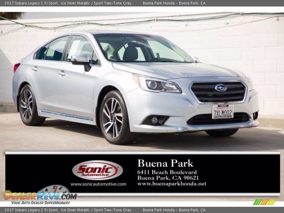 2017 Subaru Legacy 2.5i Sport Ice Silver Metallic / Sport Two-Tone Gray Photo #1