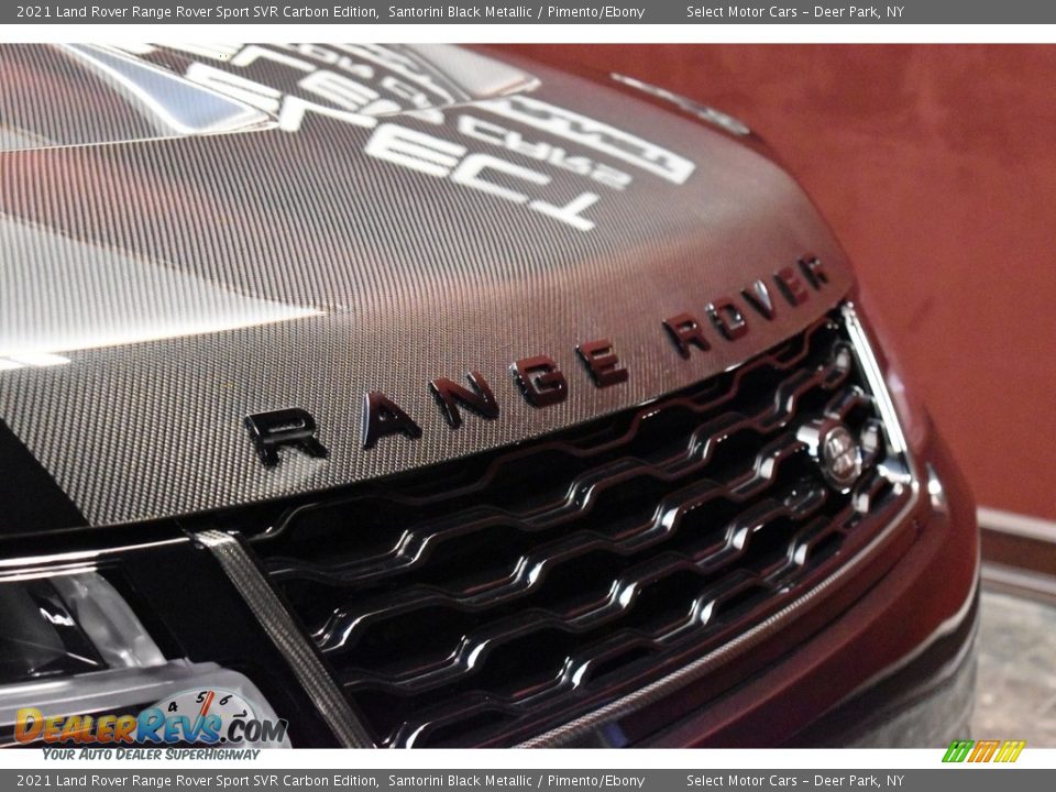2021 Land Rover Range Rover Sport SVR Carbon Edition Santorini Black Metallic / Pimento/Ebony Photo #7