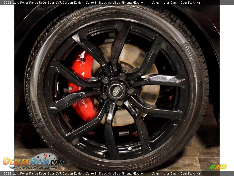 2021 Land Rover Range Rover Sport SVR Carbon Edition Santorini Black Metallic / Pimento/Ebony Photo #9