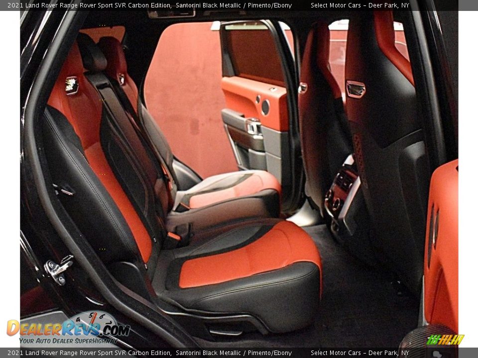 Rear Seat of 2021 Land Rover Range Rover Sport SVR Carbon Edition Photo #18