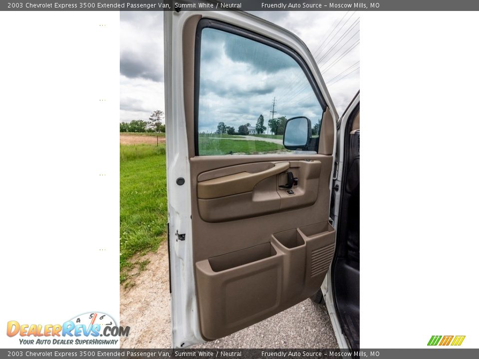 Door Panel of 2003 Chevrolet Express 3500 Extended Passenger Van Photo #20