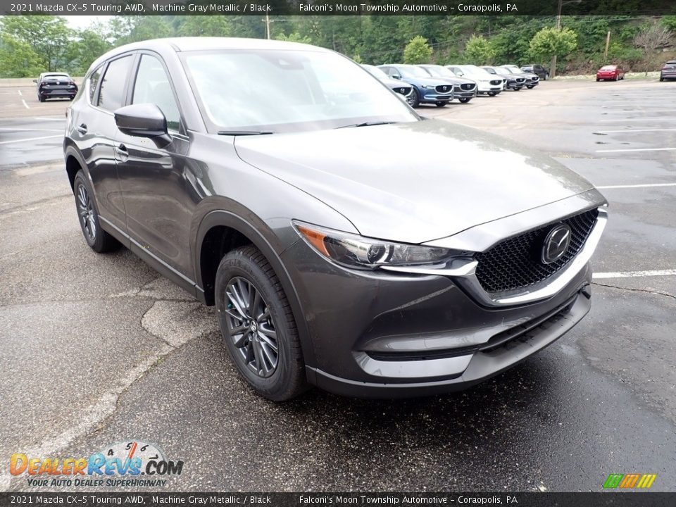 2021 Mazda CX-5 Touring AWD Machine Gray Metallic / Black Photo #3