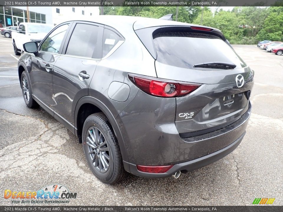 2021 Mazda CX-5 Touring AWD Machine Gray Metallic / Black Photo #6