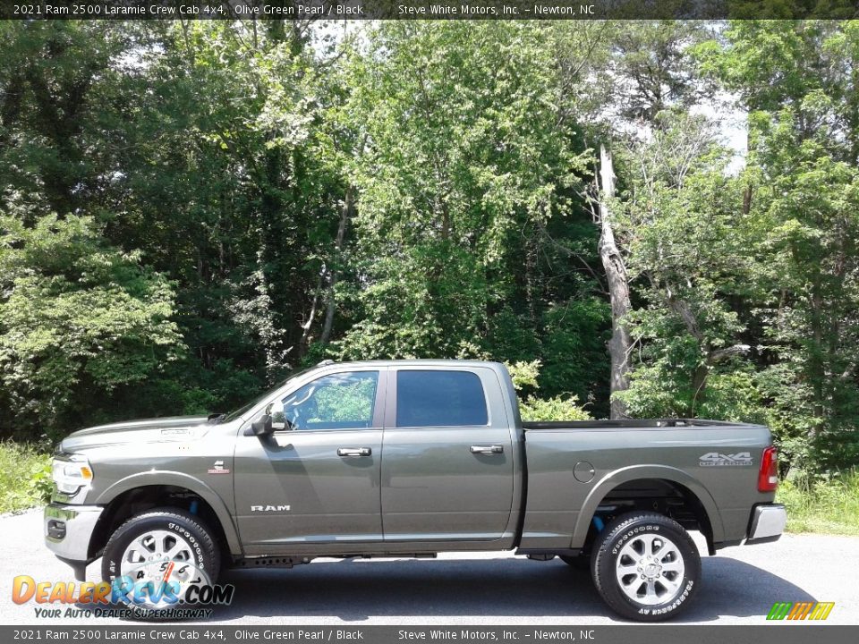 2021 Ram 2500 Laramie Crew Cab 4x4 Olive Green Pearl / Black Photo #1