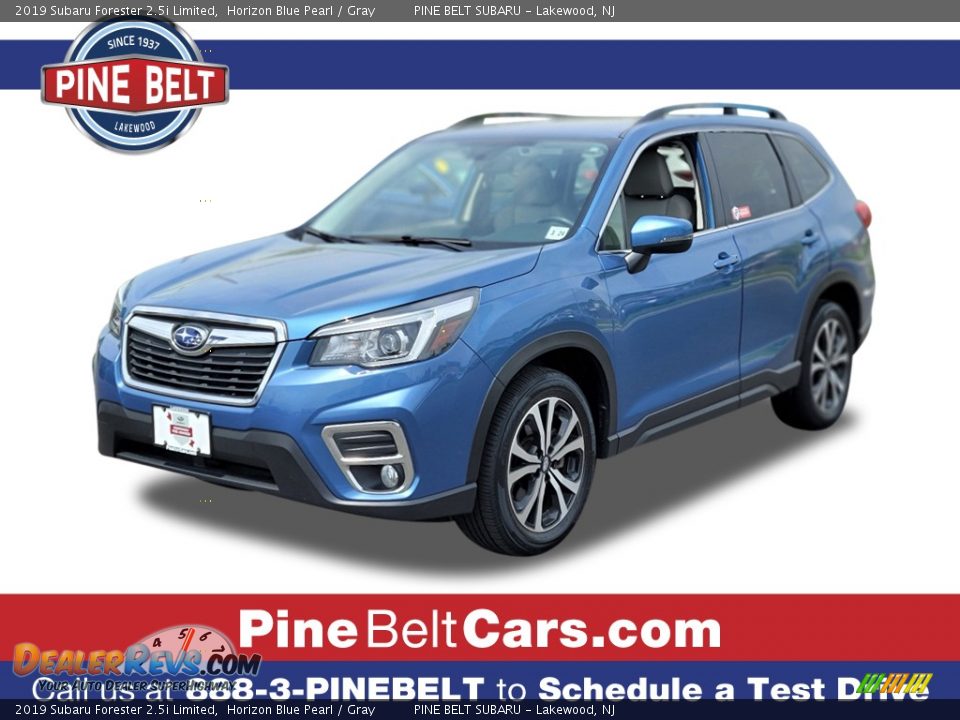 2019 Subaru Forester 2.5i Limited Horizon Blue Pearl / Gray Photo #1