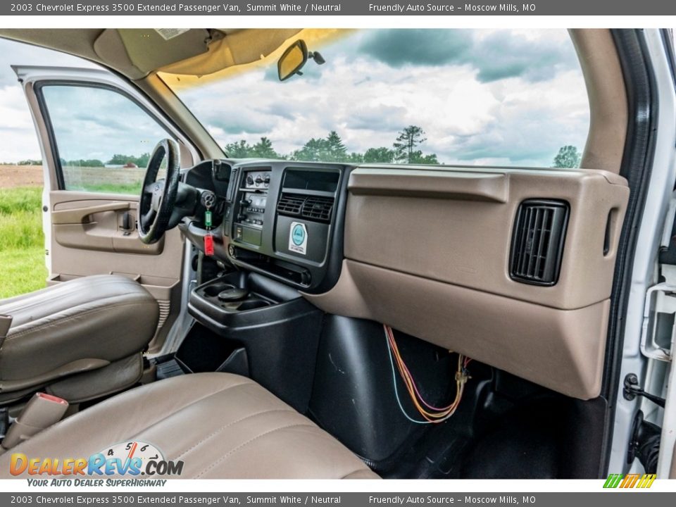 Dashboard of 2003 Chevrolet Express 3500 Extended Passenger Van Photo #28