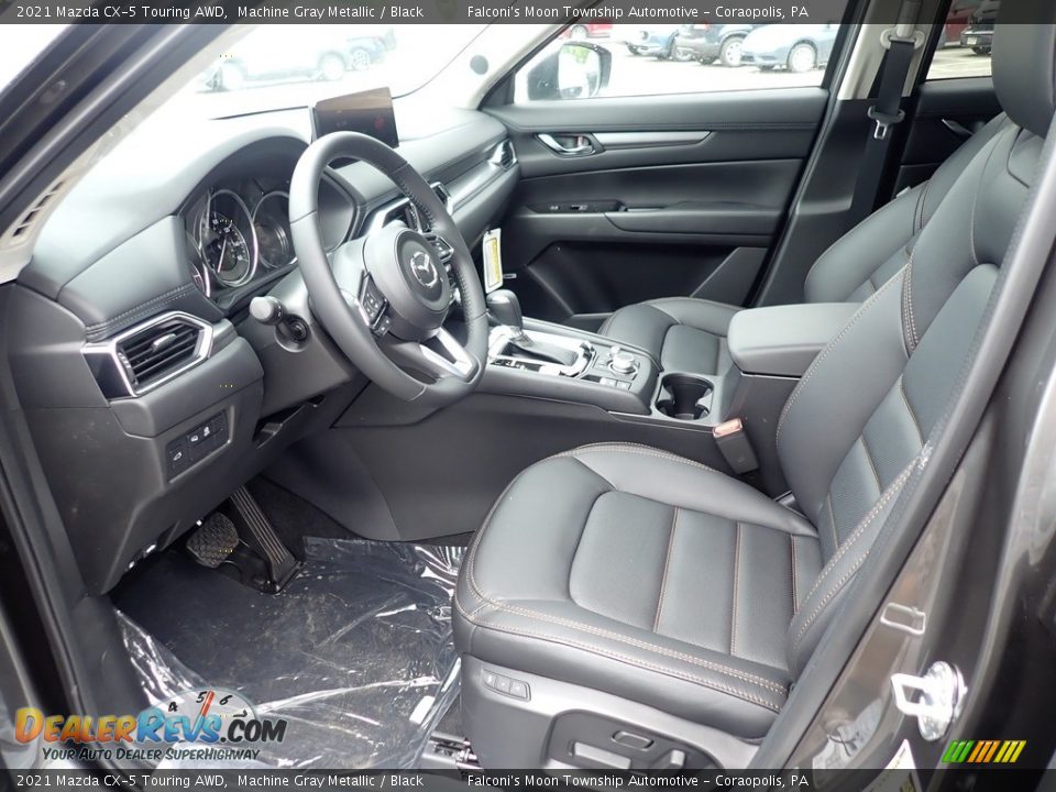 Black Interior - 2021 Mazda CX-5 Touring AWD Photo #10