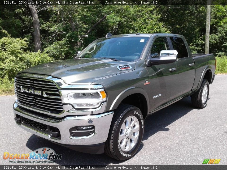 2021 Ram 2500 Laramie Crew Cab 4x4 Olive Green Pearl / Black Photo #2