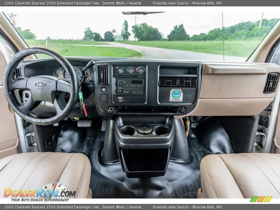 Dashboard of 2003 Chevrolet Express 3500 Extended Passenger Van Photo #31