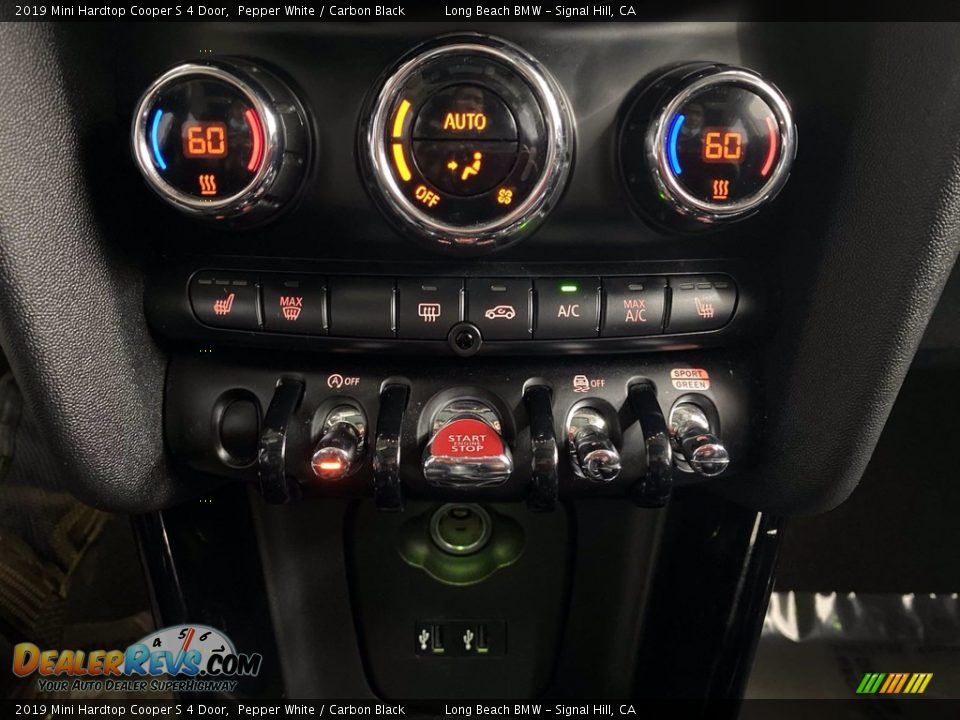 2019 Mini Hardtop Cooper S 4 Door Pepper White / Carbon Black Photo #26
