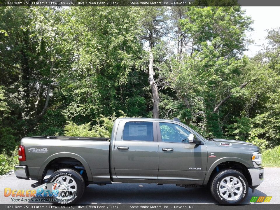 2021 Ram 2500 Laramie Crew Cab 4x4 Olive Green Pearl / Black Photo #5