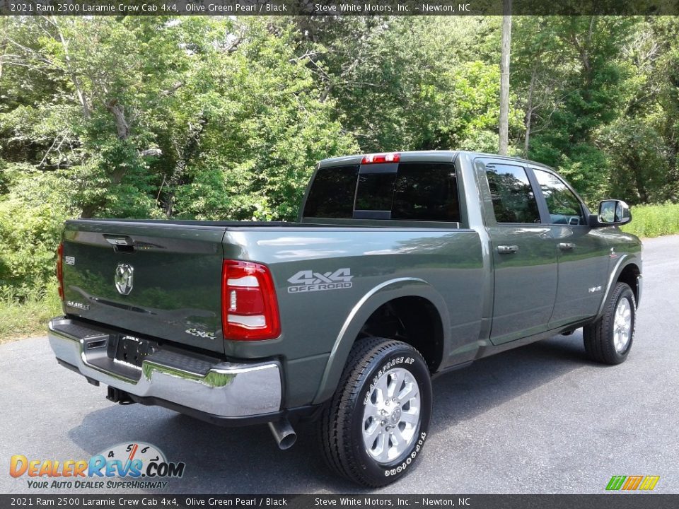 2021 Ram 2500 Laramie Crew Cab 4x4 Olive Green Pearl / Black Photo #6
