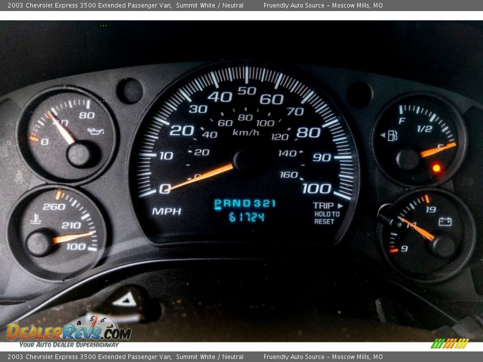 2003 Chevrolet Express 3500 Extended Passenger Van Gauges Photo #34