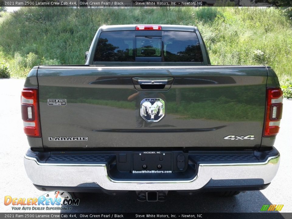 2021 Ram 2500 Laramie Crew Cab 4x4 Olive Green Pearl / Black Photo #7