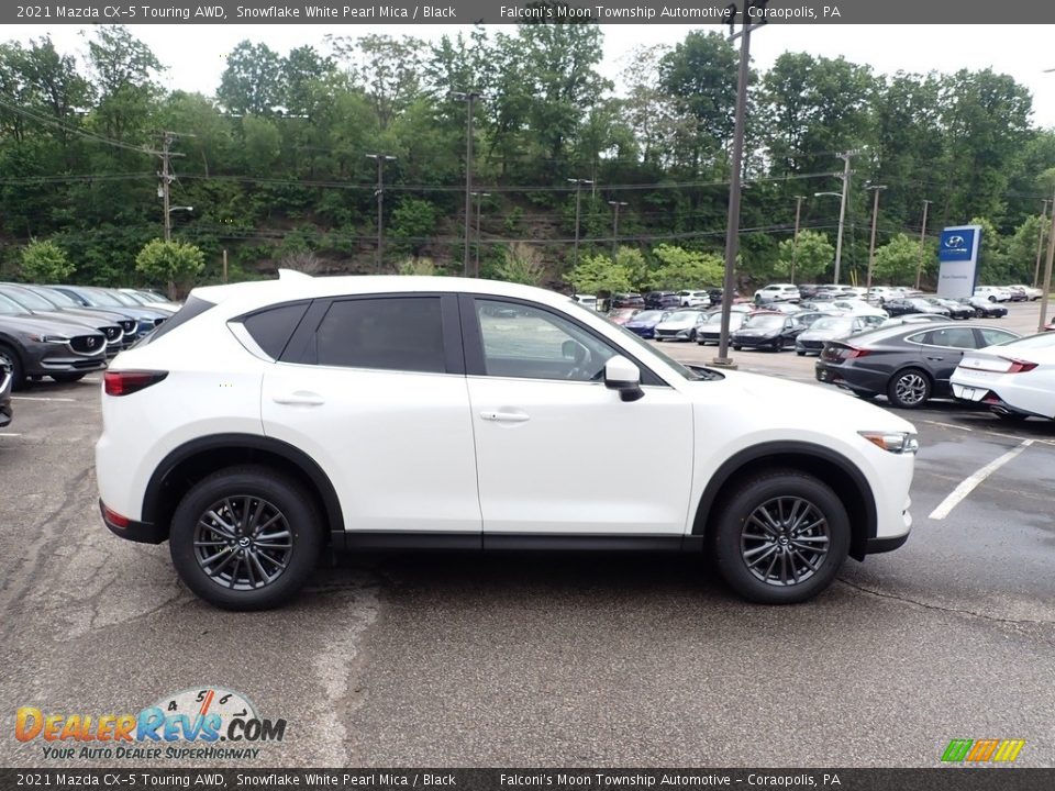 2021 Mazda CX-5 Touring AWD Snowflake White Pearl Mica / Black Photo #1