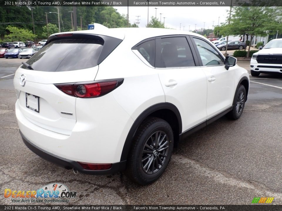 2021 Mazda CX-5 Touring AWD Snowflake White Pearl Mica / Black Photo #2