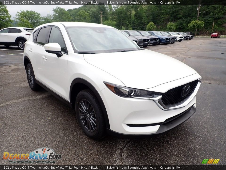 2021 Mazda CX-5 Touring AWD Snowflake White Pearl Mica / Black Photo #3