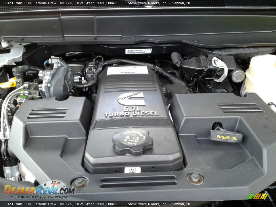 2021 Ram 2500 Laramie Crew Cab 4x4 Olive Green Pearl / Black Photo #11