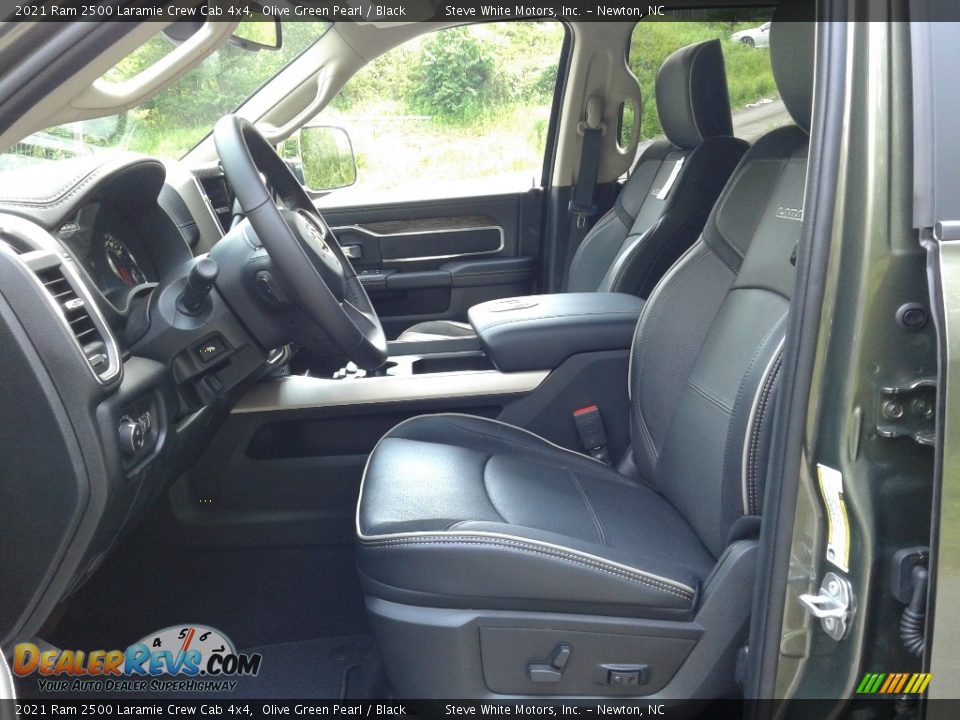 2021 Ram 2500 Laramie Crew Cab 4x4 Olive Green Pearl / Black Photo #12