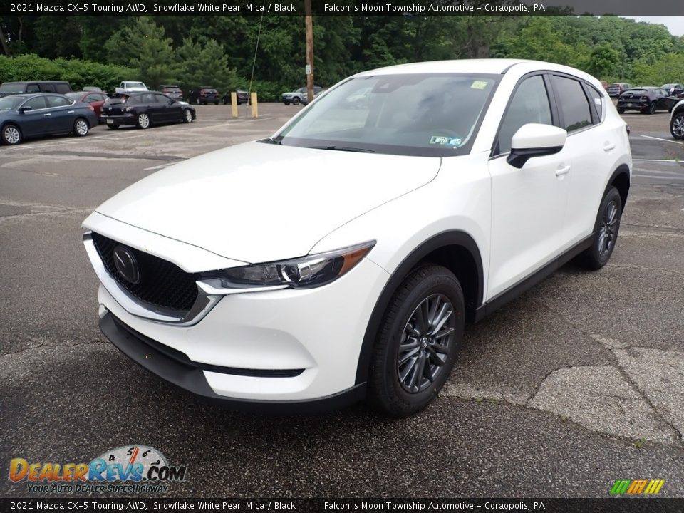 2021 Mazda CX-5 Touring AWD Snowflake White Pearl Mica / Black Photo #5