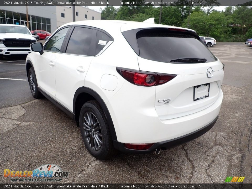 2021 Mazda CX-5 Touring AWD Snowflake White Pearl Mica / Black Photo #6