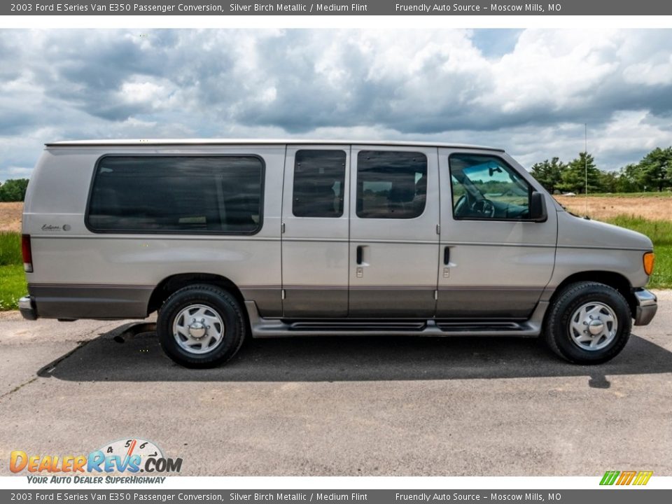 2003 Ford E Series Van E350 Passenger Conversion Silver Birch Metallic / Medium Flint Photo #3