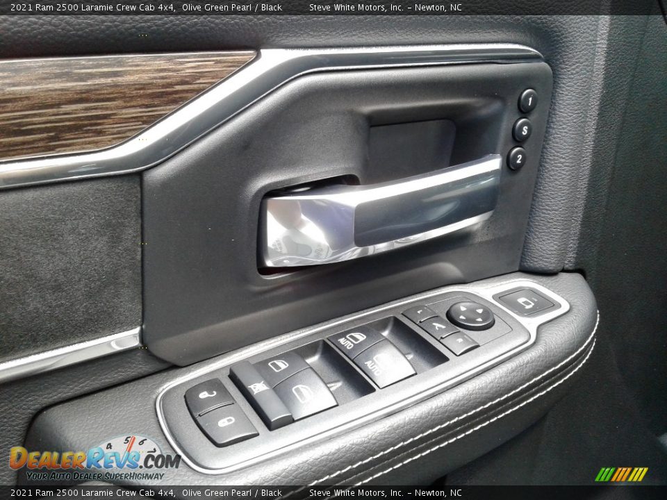 2021 Ram 2500 Laramie Crew Cab 4x4 Olive Green Pearl / Black Photo #13