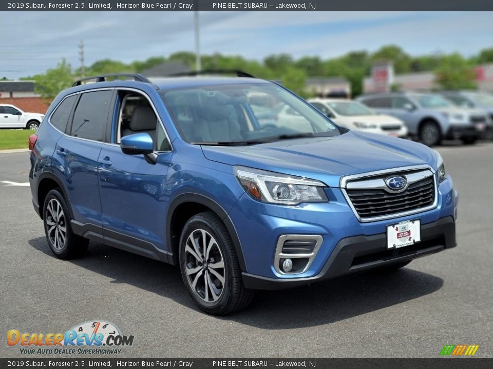 2019 Subaru Forester 2.5i Limited Horizon Blue Pearl / Gray Photo #16