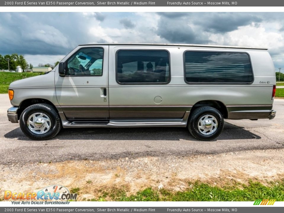 2003 Ford E Series Van E350 Passenger Conversion Silver Birch Metallic / Medium Flint Photo #7