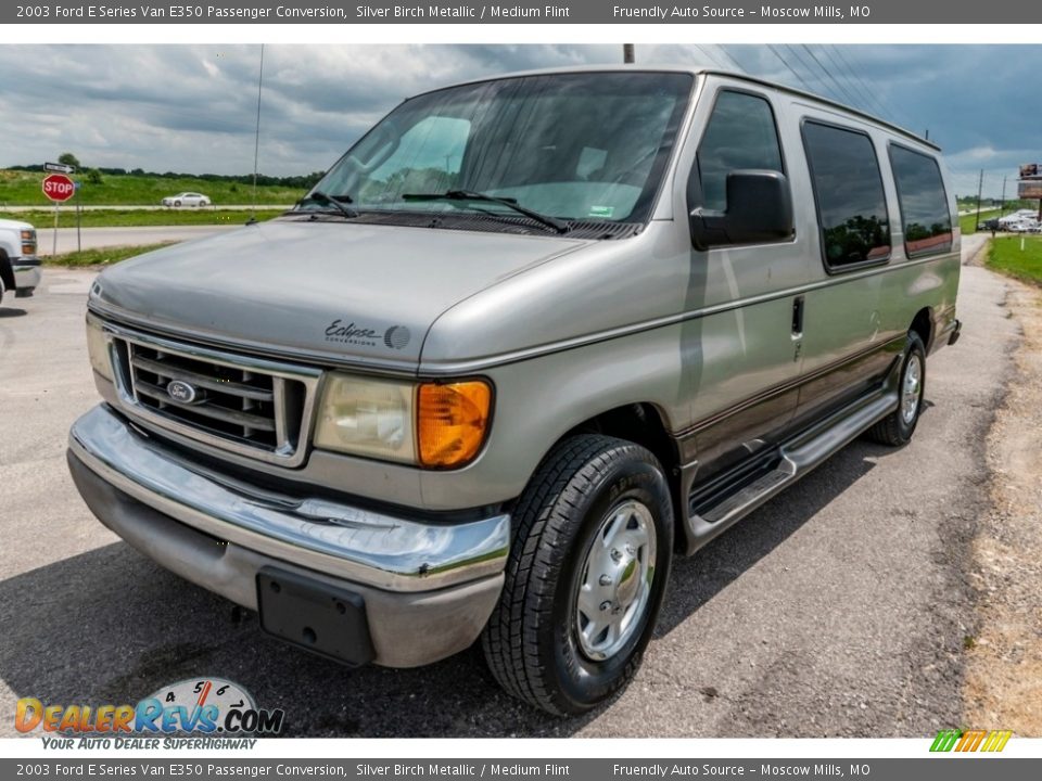 2003 Ford E Series Van E350 Passenger Conversion Silver Birch Metallic / Medium Flint Photo #8