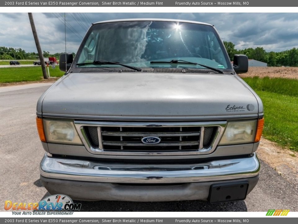 2003 Ford E Series Van E350 Passenger Conversion Silver Birch Metallic / Medium Flint Photo #9