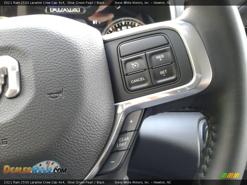2021 Ram 2500 Laramie Crew Cab 4x4 Olive Green Pearl / Black Photo #22