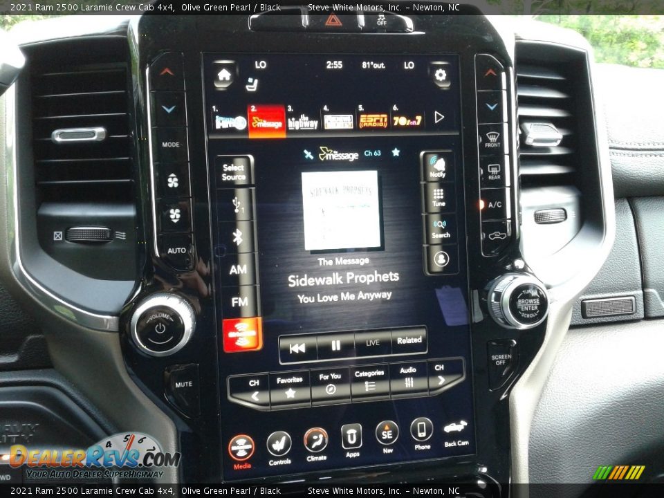2021 Ram 2500 Laramie Crew Cab 4x4 Olive Green Pearl / Black Photo #25