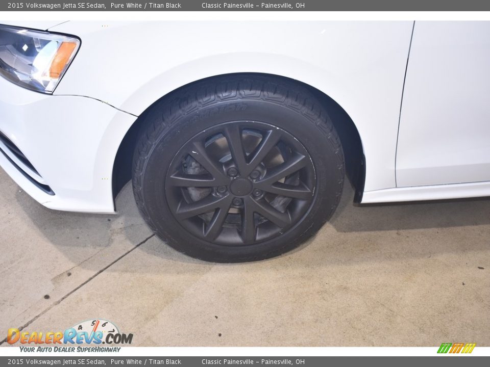 2015 Volkswagen Jetta SE Sedan Pure White / Titan Black Photo #5