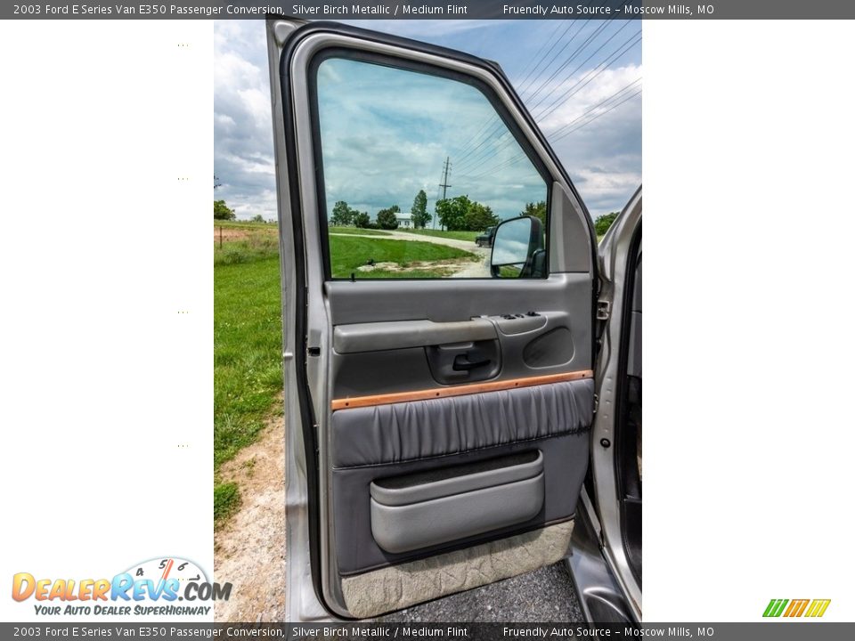 2003 Ford E Series Van E350 Passenger Conversion Silver Birch Metallic / Medium Flint Photo #21